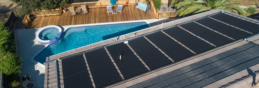 Le chauffage solaire  piscine